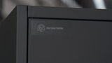 Heavy Duty Metal Storage Cabinet 1.85m(H)x0.9m(L)x0.4m(D) Black Steel Wardrobe
