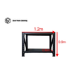 Steel Workbench 0.9m(H)x1.2m(L)x0.6m(D) 600kg Heavy Duty Garage Workshop Bench