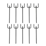 Heavy Duty Pegboard Hooks for Garage Workshop Tool Storage – 10cm 15cm 20cm (Silver & Black)