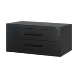 Metal Double Drawer Storage Unit (Lockable)