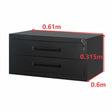 2 Drawer Metal Storage Cabinet – Lockable Steel Tool Storage Unit