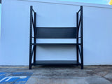 Heavy Duty Garage Workbench with Pegboard 2.4m(H)x2.0m(L)x0.6m(D) 600kg Storage Shelving System