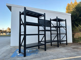 Garage Workbench with Pegboard 2.0m(H)x3.6m(L)x0.6m(D) 3000kg Storage Workstation Adjustable Shelves