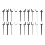 Heavy Duty Pegboard Hooks for Garage Workshop Tool Storage – 10cm 15cm 20cm (Silver & Black)