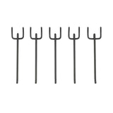 Heavy Duty Pegboard Hooks for Garage Workshop Tool Storage – 10cm 15cm 20cm (Silver & Black)