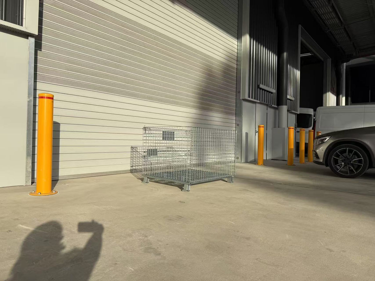 Stillage Cage 1200×1000×890mm – Folding Pallet Cage (300kg / 800kg)