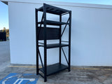 Heavy Duty Garage Workbench with Pegboard 2.4m(H)x1.2m(L)x0.6m(D) 1200kg Storage Shelving System