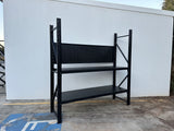 Heavy Duty Garage Workbench with Pegboard 2.0m(H)x2.0m(L)x0.6m(D) 600kg Storage Shelving System