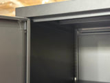 Lockable Metal Storage Cabinet with Shelf –  Steel Garage Cabinet