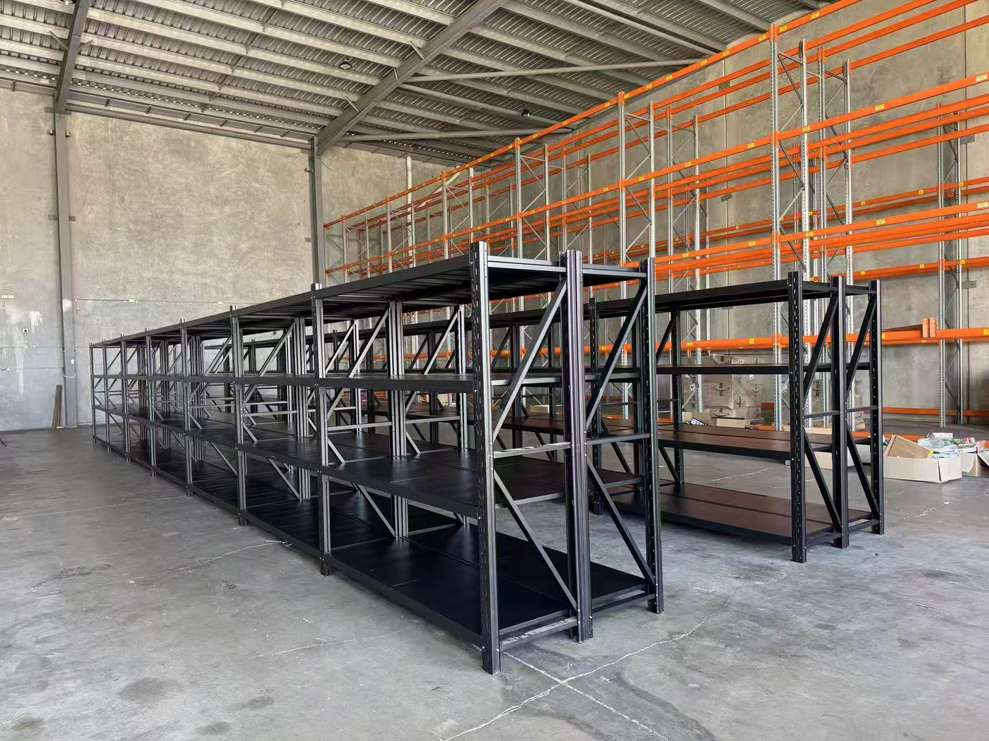 steel shelving