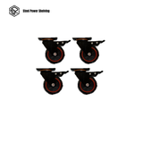 Heavy Duty Lockable Castors for Workbench 800kg Capacity Steel Swivel Wheels
