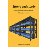 Garage Longspan Shelving 2.0m(H)x10.0m(L)x0.6m(D) 6000kg Heavy Duty Storage Rack